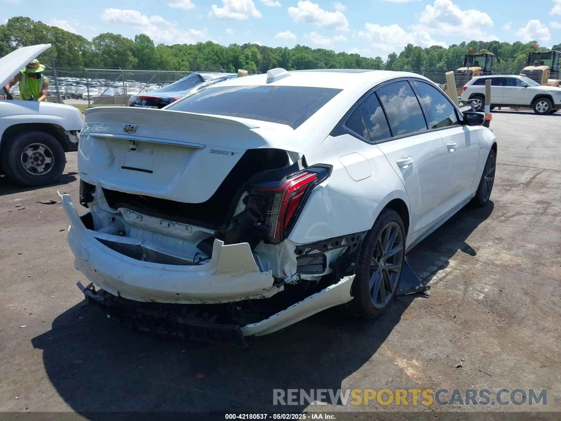 4 Photograph of a damaged car 1G6DU5RKXS0113726 CADILLAC CT5 2025