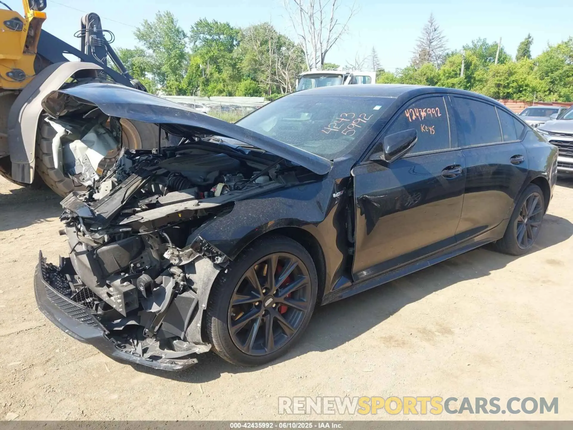 2 Photograph of a damaged car 1G6DV5RWXP0119131 CADILLAC CT5-V 2023