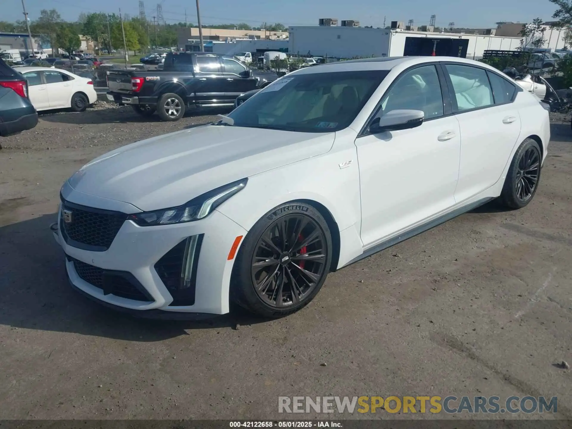 2 Photograph of a damaged car 1G6D25R66R0860548 CADILLAC CT5-V 2024