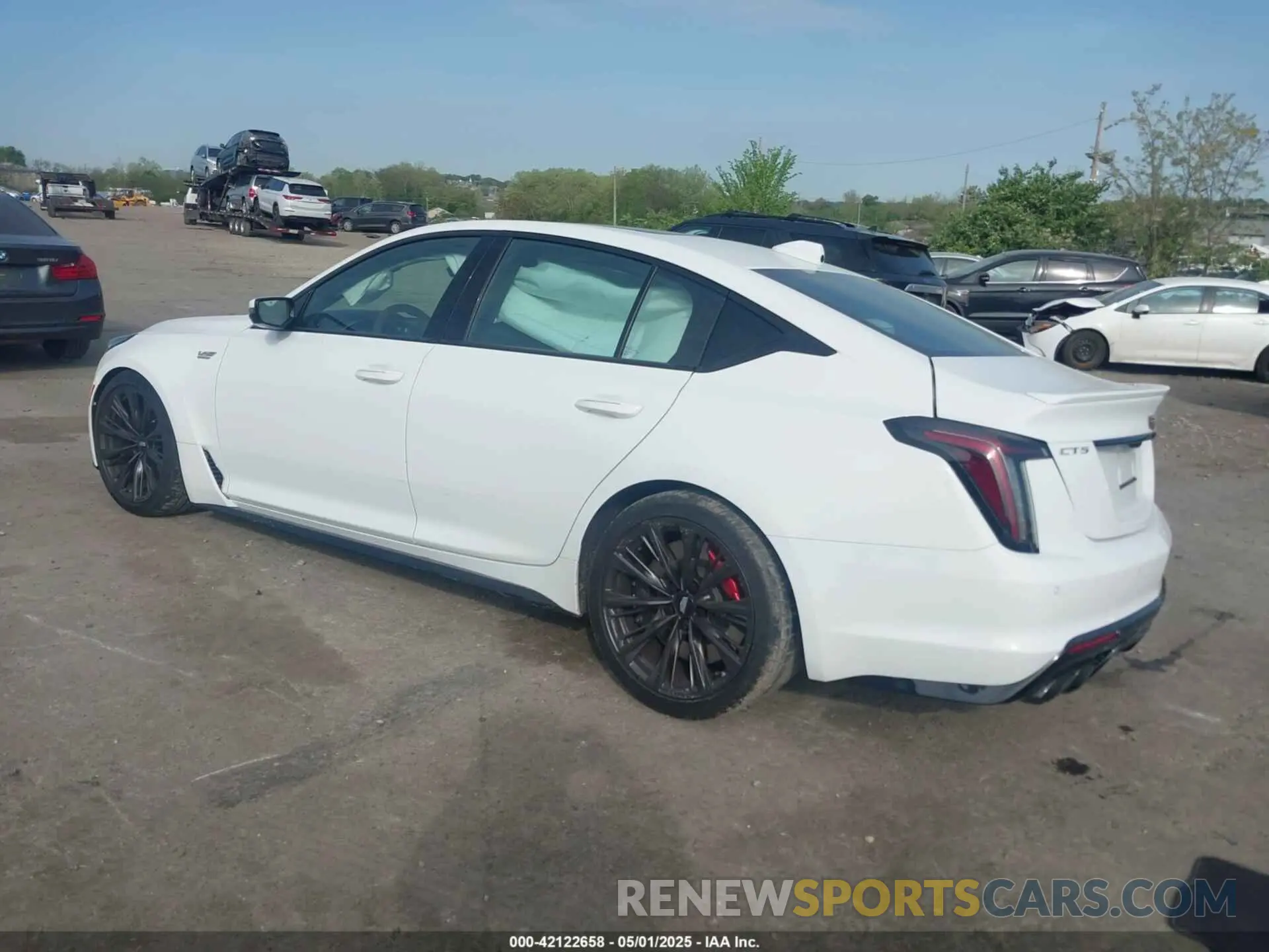 3 Photograph of a damaged car 1G6D25R66R0860548 CADILLAC CT5-V 2024