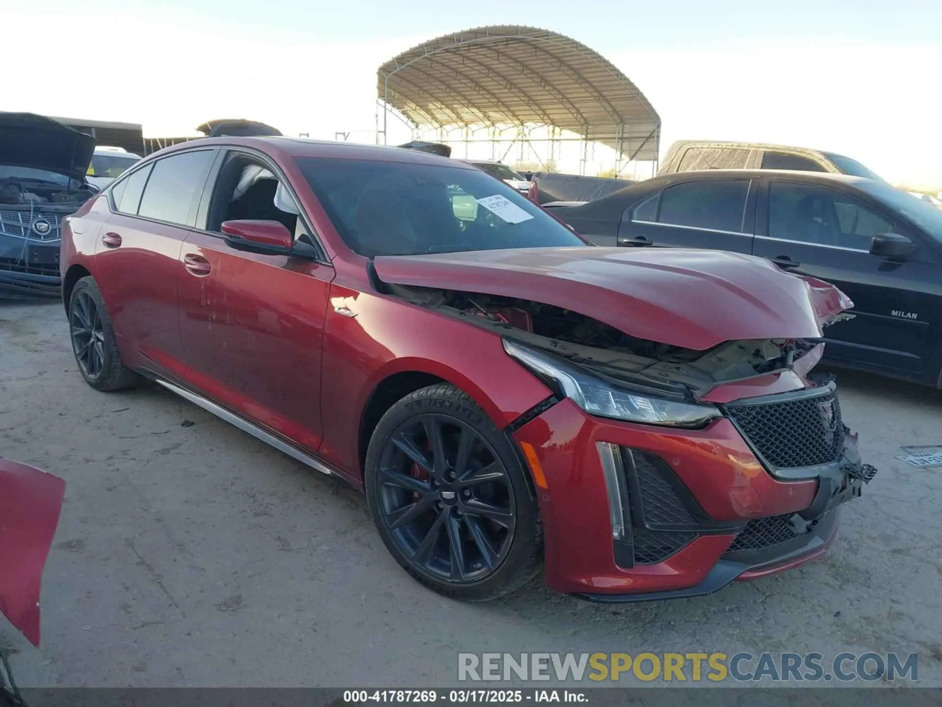 1 Photograph of a damaged car 1G6DR5RW9R0126496 CADILLAC CT5-V 2024