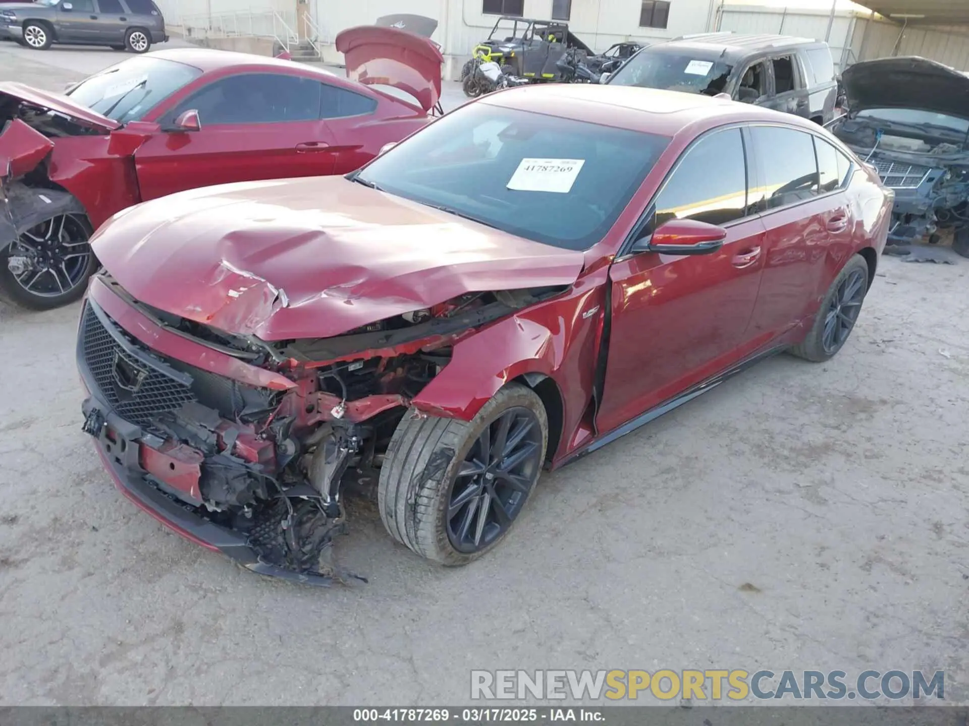 2 Photograph of a damaged car 1G6DR5RW9R0126496 CADILLAC CT5-V 2024