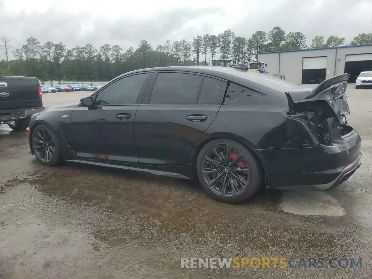 2 Photograph of a damaged car 1G6DY5R61P0860968 CADILLAC CT5-V BLAC 2023