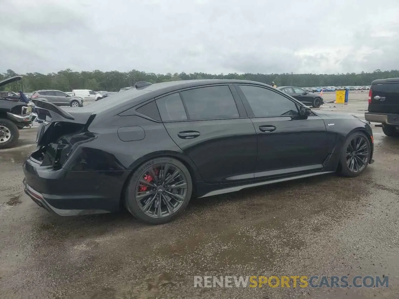 3 Photograph of a damaged car 1G6DY5R61P0860968 CADILLAC CT5-V BLAC 2023