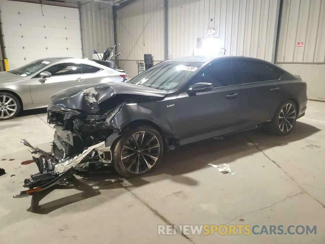 1 Photograph of a damaged car 1G6DY5R65P0810719 CADILLAC CT5-V BLAC 2023