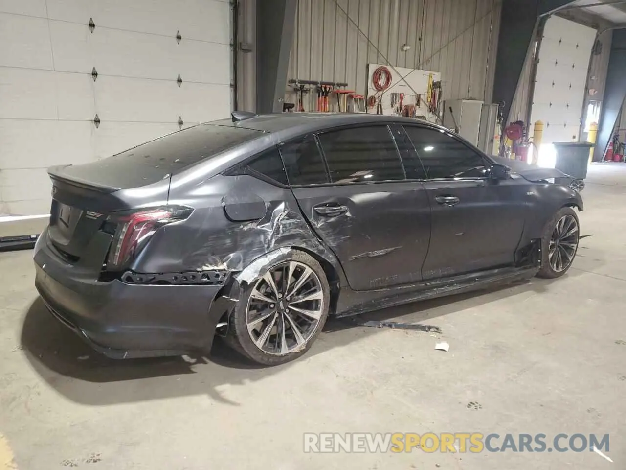3 Photograph of a damaged car 1G6DY5R65P0810719 CADILLAC CT5-V BLAC 2023