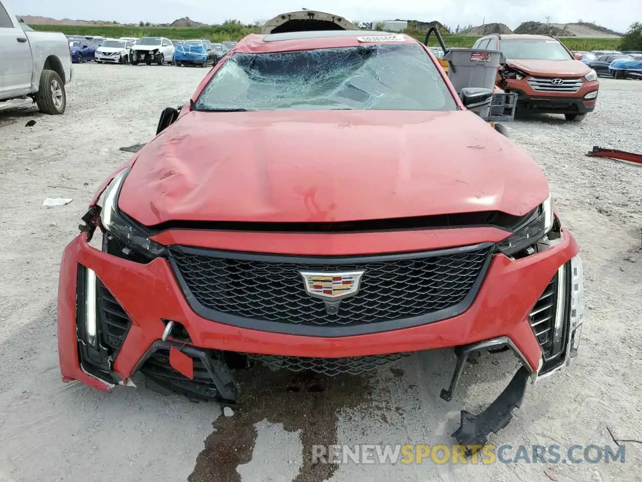 5 Photograph of a damaged car 1G6D25R64R0860242 CADILLAC CT5-V BLAC 2024