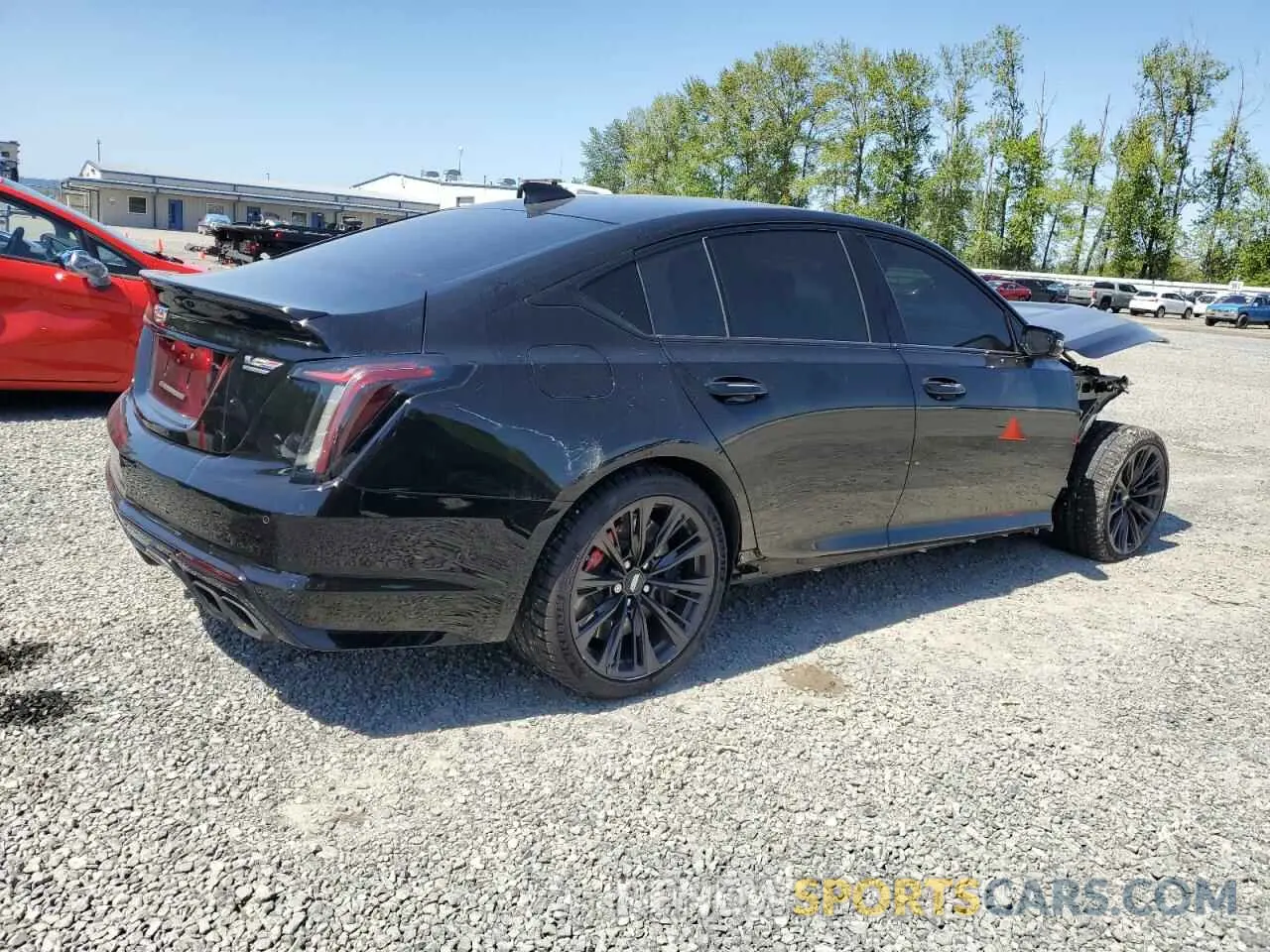 3 Photograph of a damaged car 1G6D25R69R0860737 CADILLAC CT5-V BLAC 2024