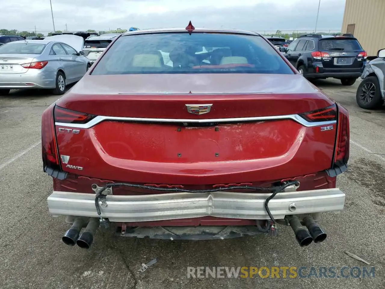 6 Photograph of a damaged car 1G6KD5RS2KU132089 CADILLAC CT6 2019