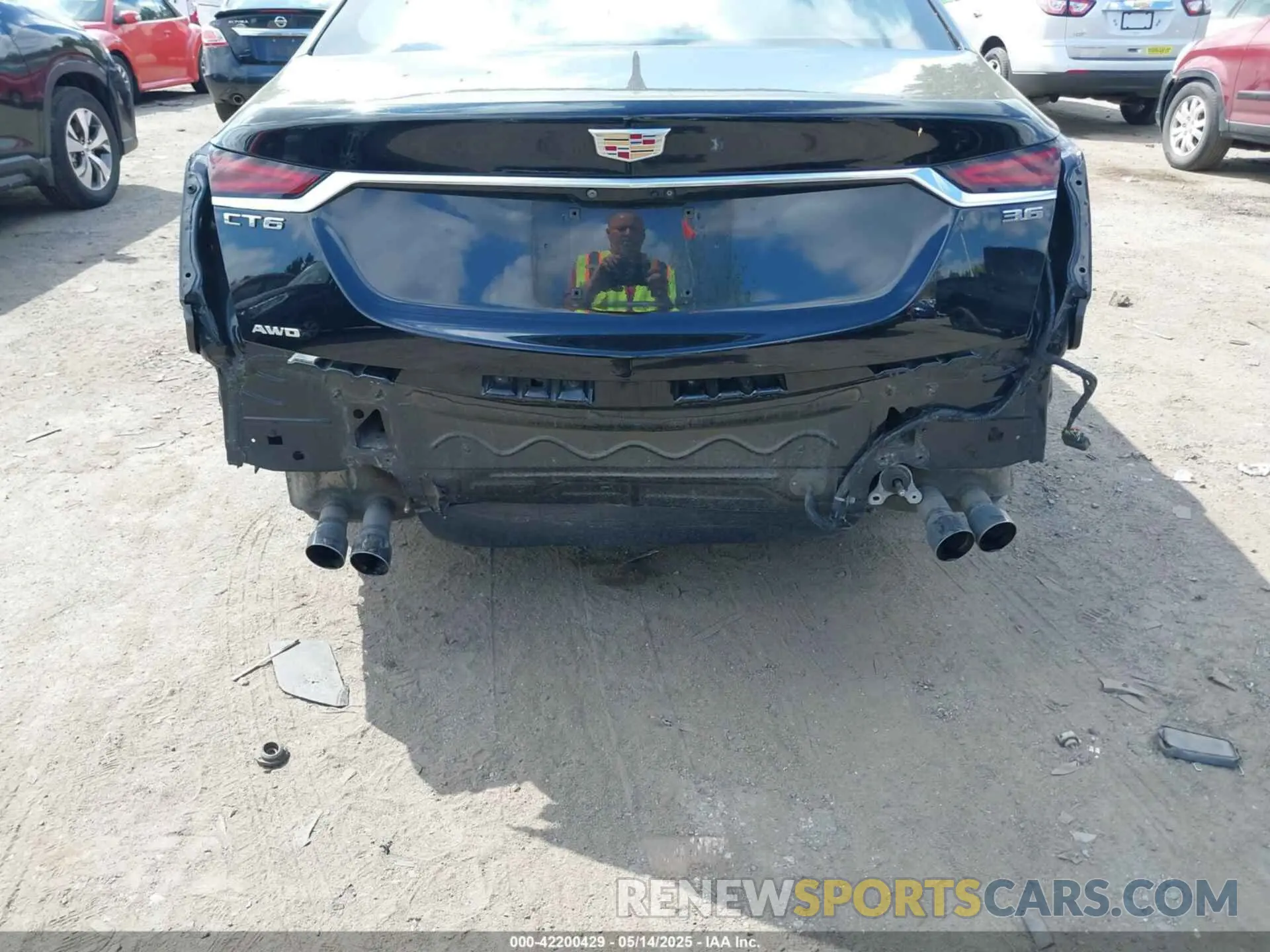 6 Photograph of a damaged car 1G6KD5RS3KU123885 CADILLAC CT6 2019