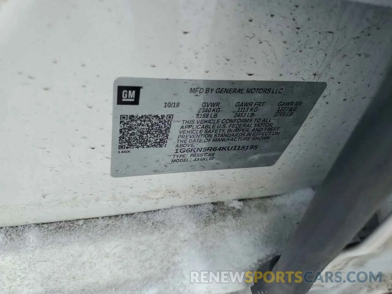 13 Photograph of a damaged car 1G6KN5R64KU115195 CADILLAC CT6 2019