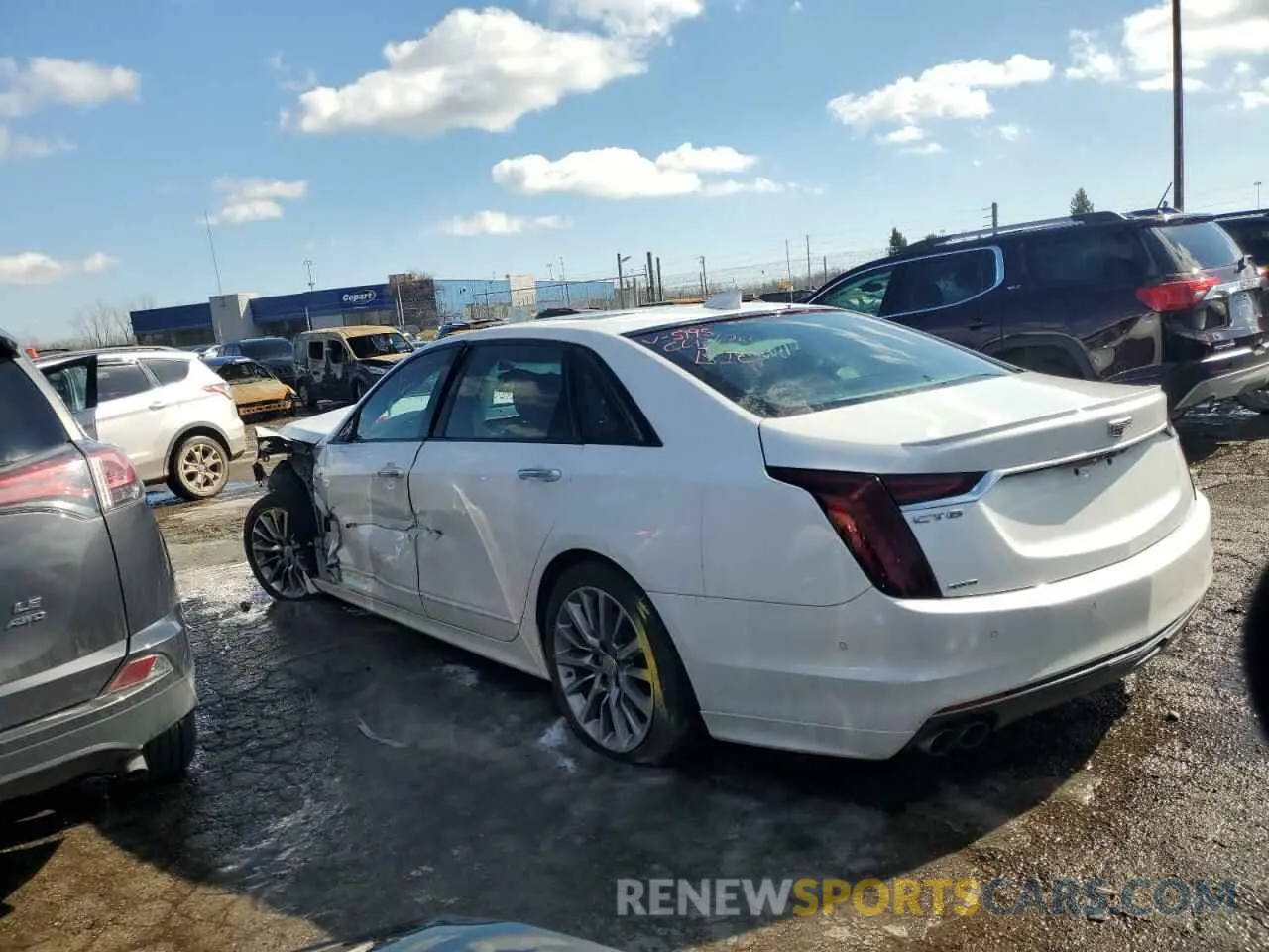 2 Photograph of a damaged car 1G6KN5R64KU115195 CADILLAC CT6 2019