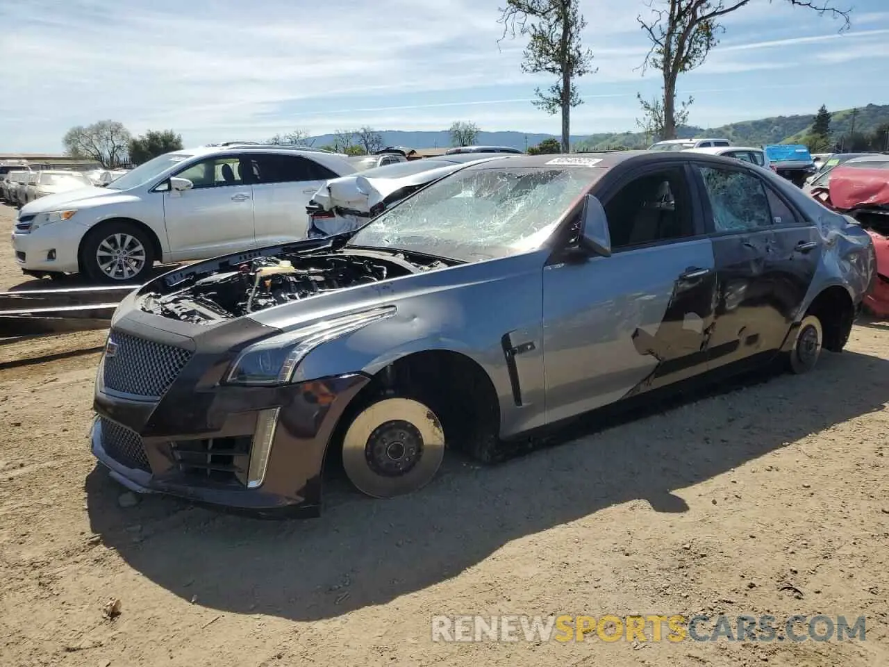 1 Photograph of a damaged car 1G6A15S63K0101555 CADILLAC CTS 2019