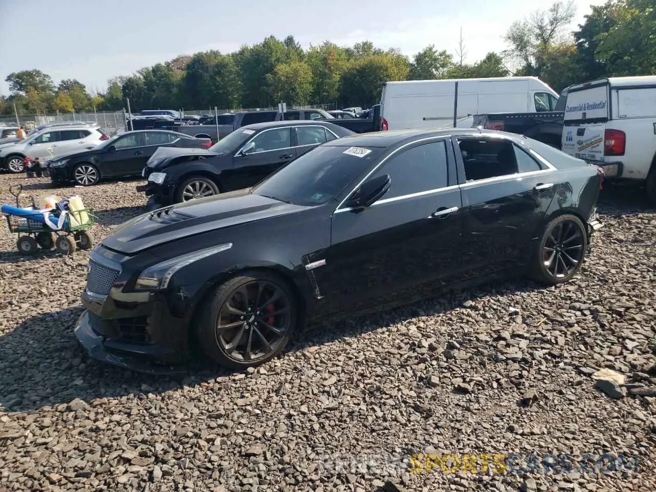 1 Photograph of a damaged car 1G6A15S69K0132860 CADILLAC CTS 2019