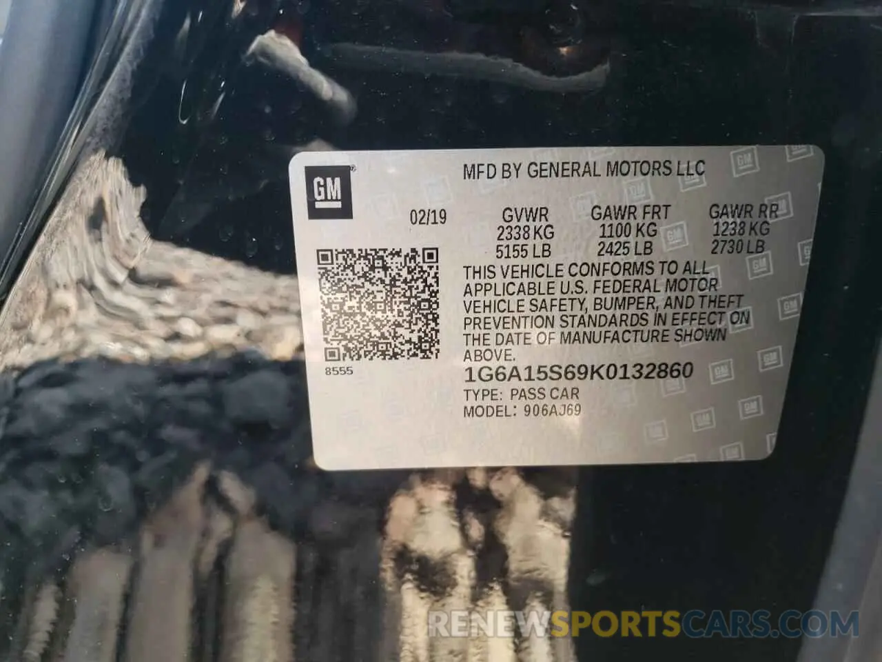 13 Photograph of a damaged car 1G6A15S69K0132860 CADILLAC CTS 2019