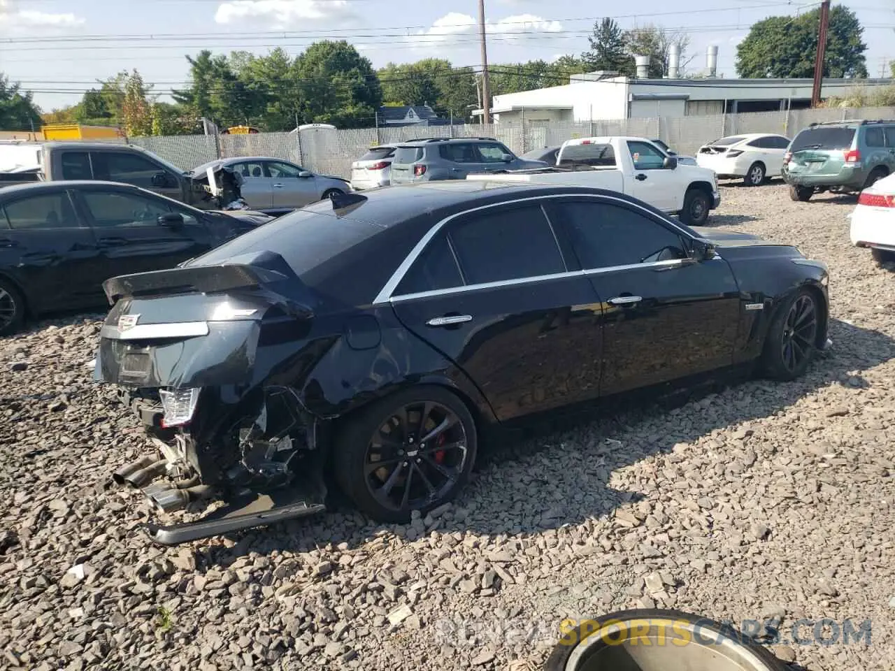 3 Photograph of a damaged car 1G6A15S69K0132860 CADILLAC CTS 2019