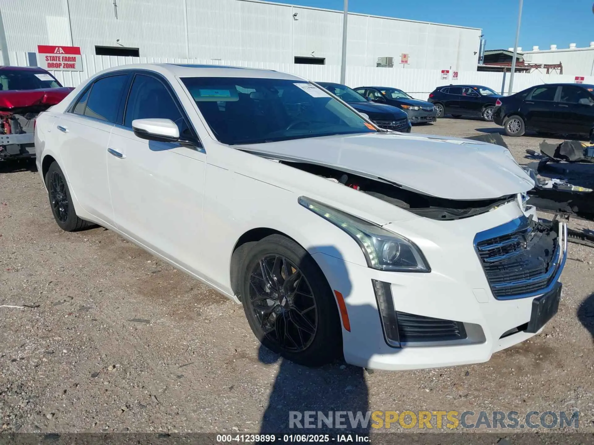 1 Photograph of a damaged car 1G6AP5SX0K0121219 CADILLAC CTS 2019