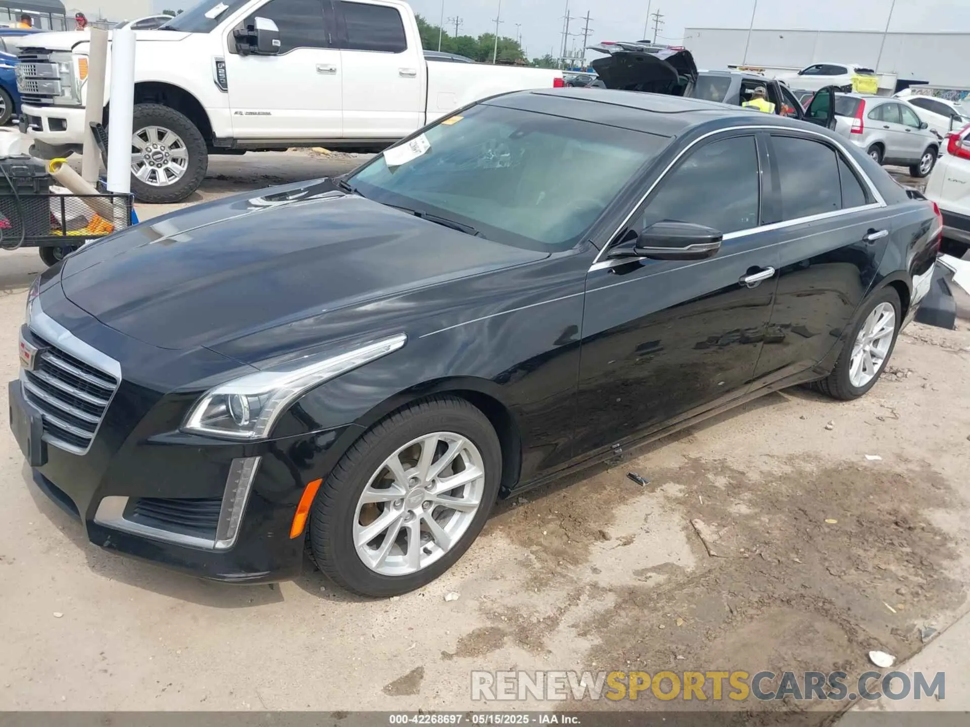 2 Photograph of a damaged car 1G6AP5SX0K0141809 CADILLAC CTS 2019