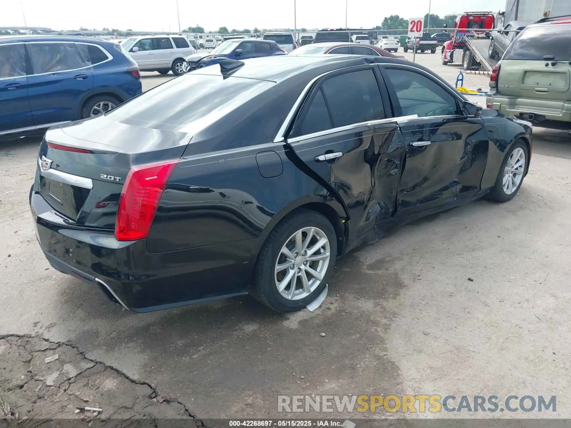 4 Photograph of a damaged car 1G6AP5SX0K0141809 CADILLAC CTS 2019