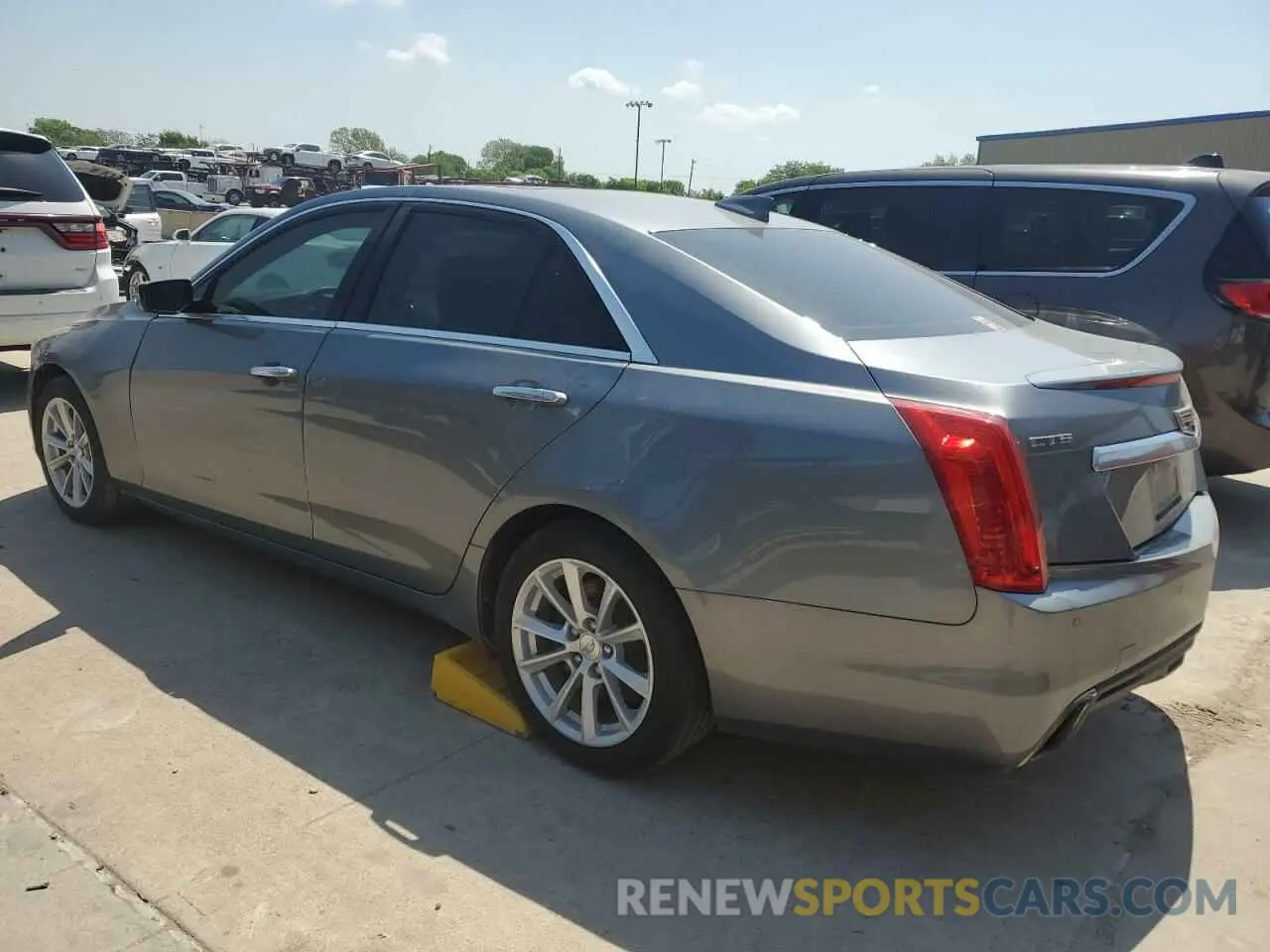 2 Photograph of a damaged car 1G6AP5SX4K0100650 CADILLAC CTS 2019