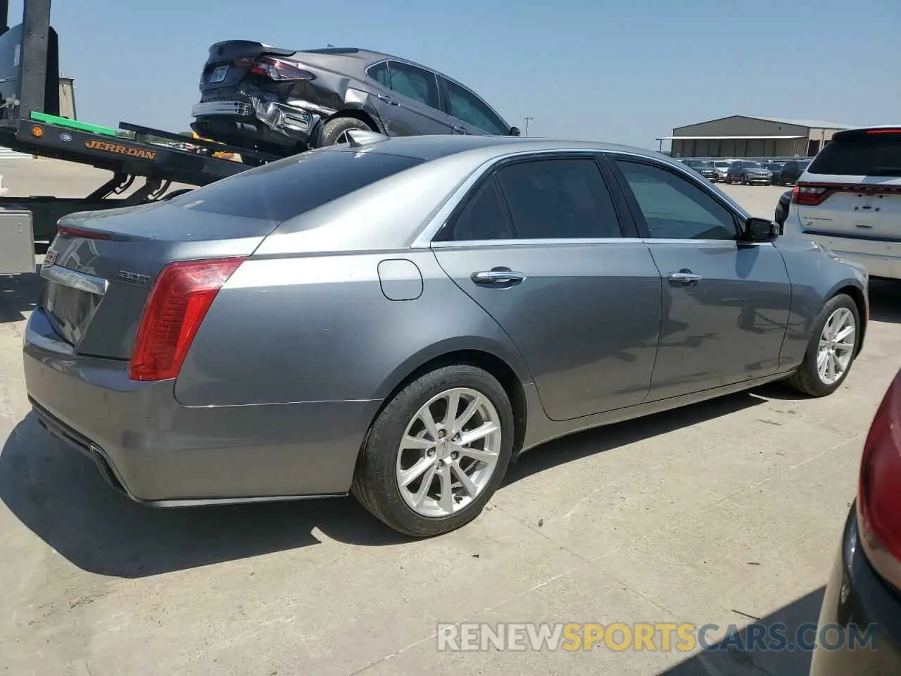 3 Photograph of a damaged car 1G6AP5SX4K0100650 CADILLAC CTS 2019