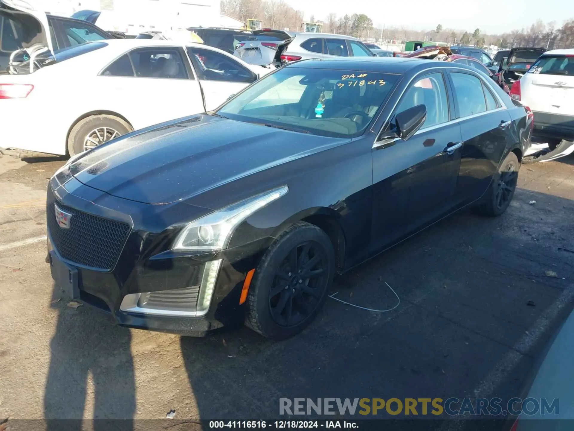 2 Photograph of a damaged car 1G6AR5SS5K0131355 CADILLAC CTS 2019