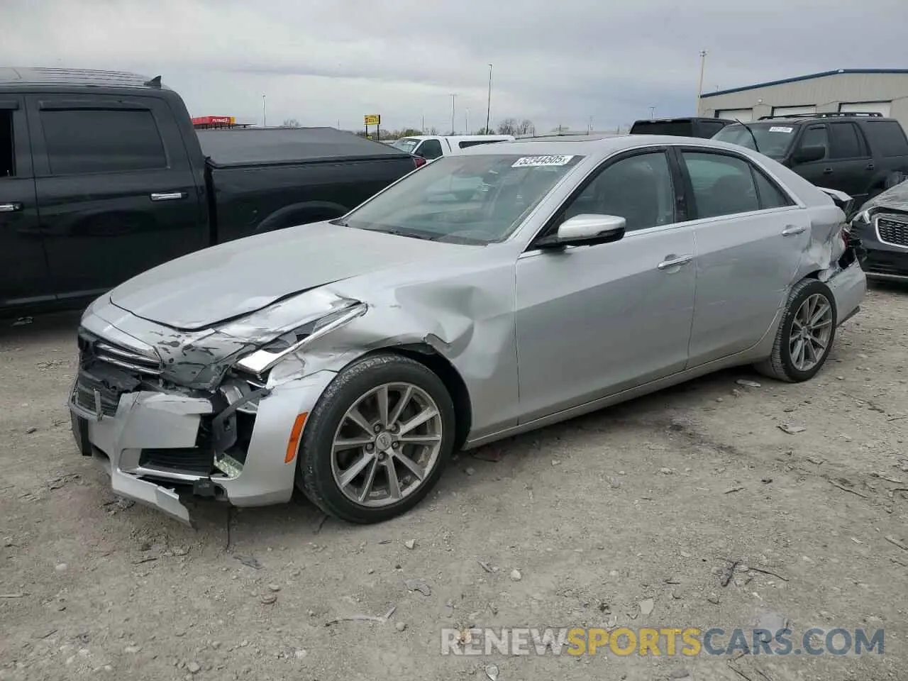 1 Photograph of a damaged car 1G6AR5SS7K0101290 CADILLAC CTS 2019
