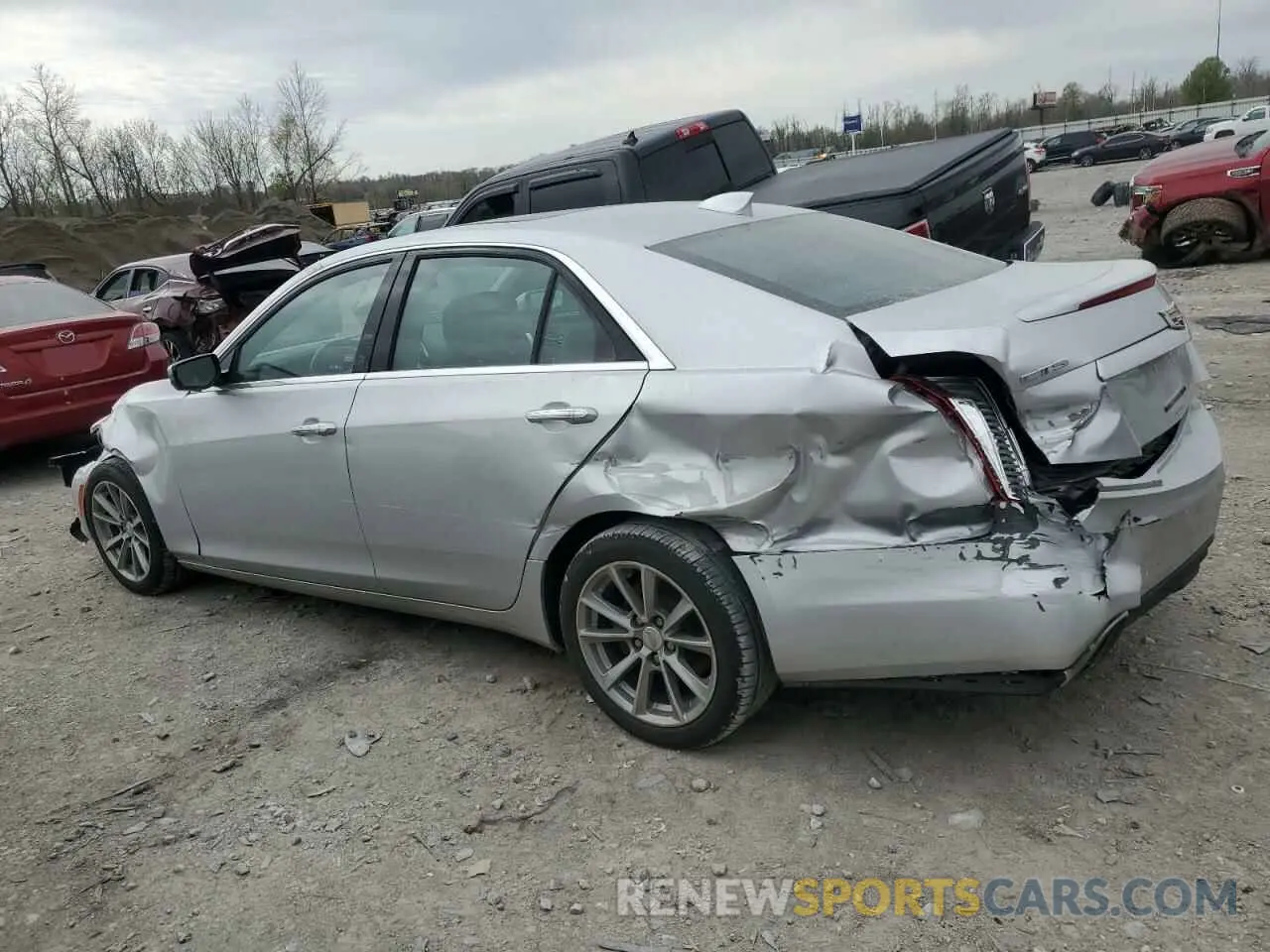 2 Photograph of a damaged car 1G6AR5SS7K0101290 CADILLAC CTS 2019