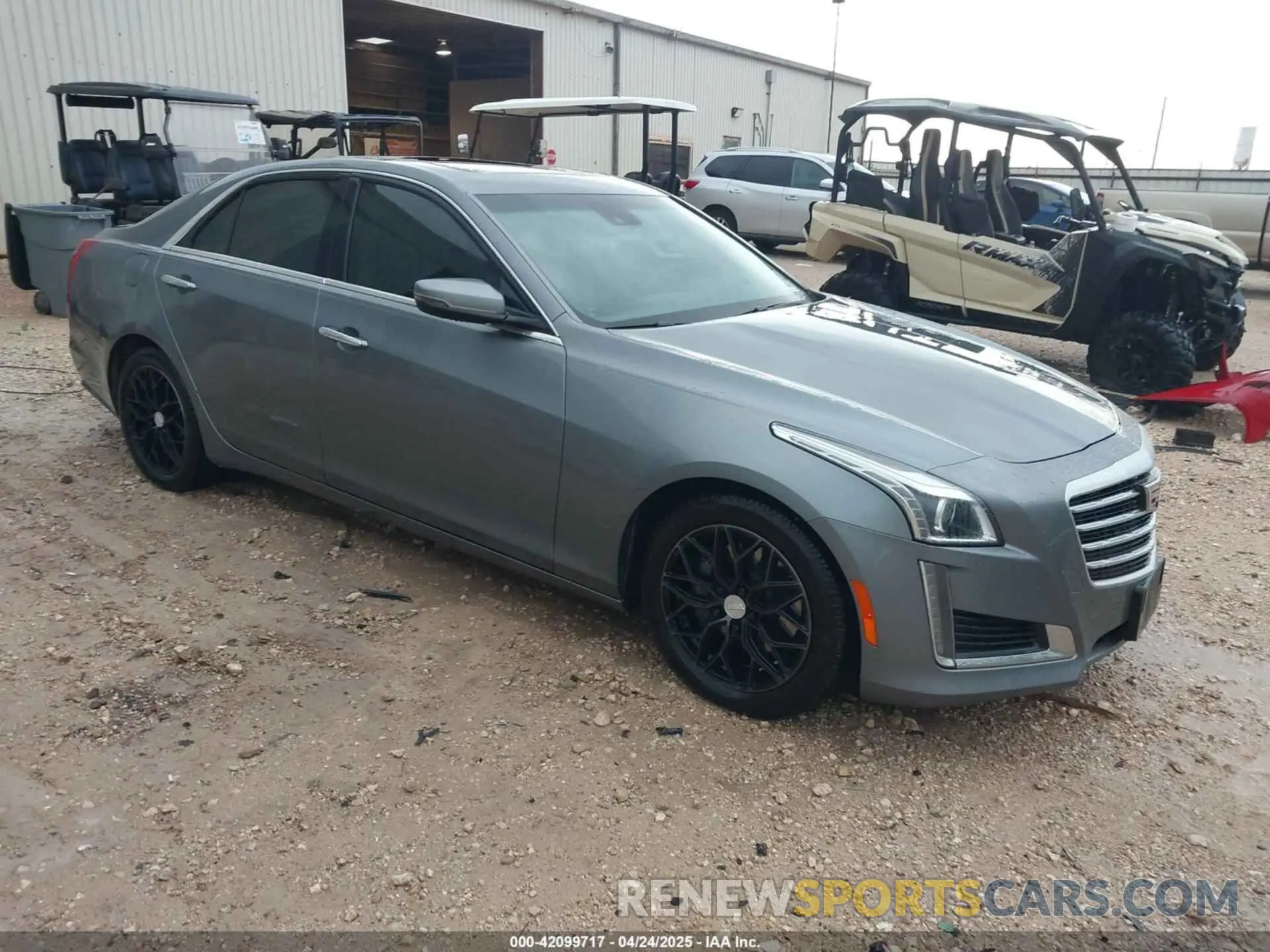 1 Photograph of a damaged car 1G6AR5SSXK0103146 CADILLAC CTS 2019