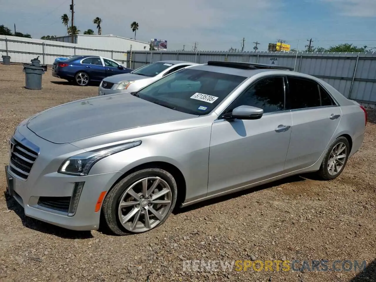 1 Photograph of a damaged car 1G6AR5SSXK0111005 CADILLAC CTS 2019