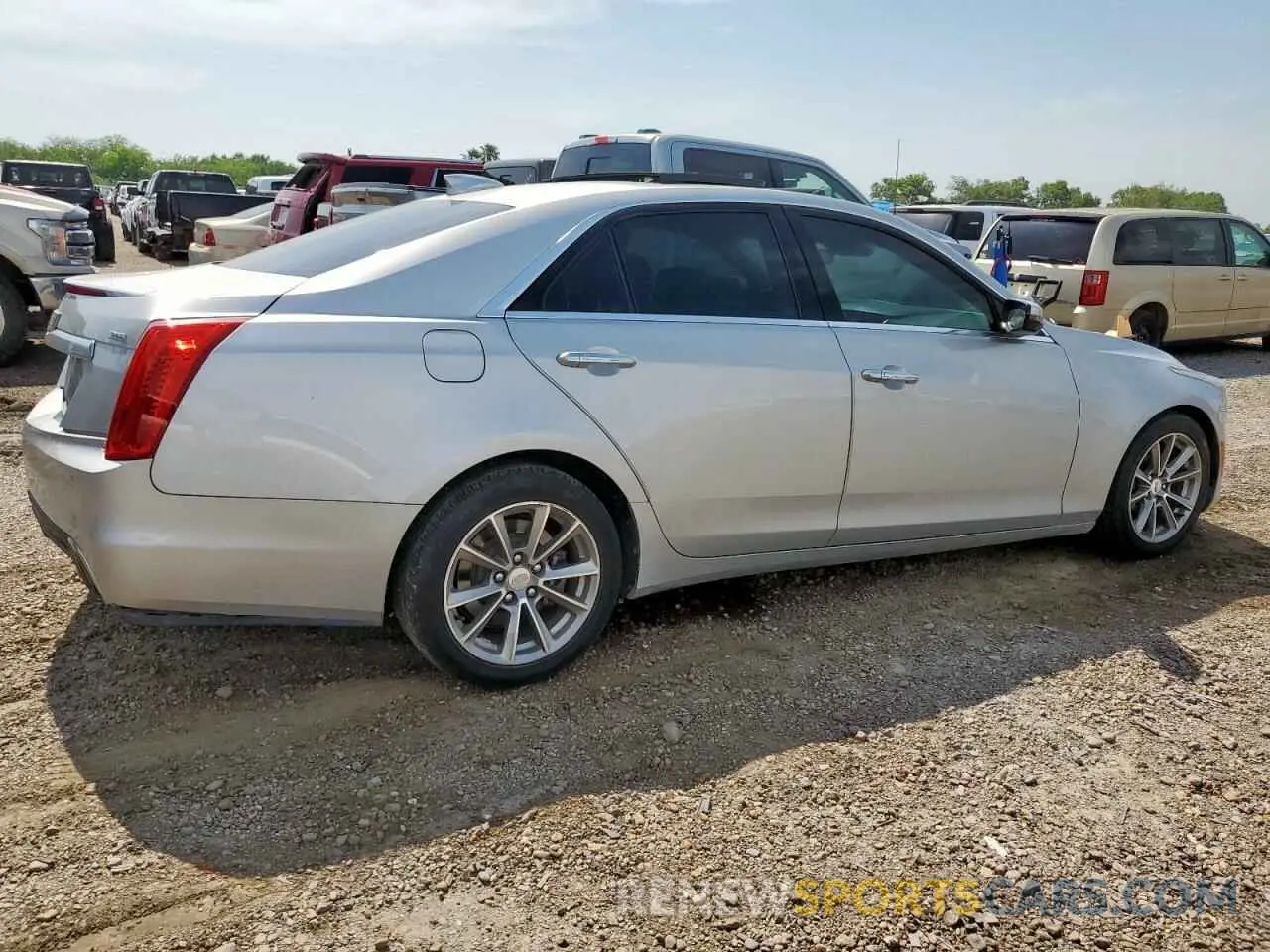 3 Photograph of a damaged car 1G6AR5SSXK0111005 CADILLAC CTS 2019