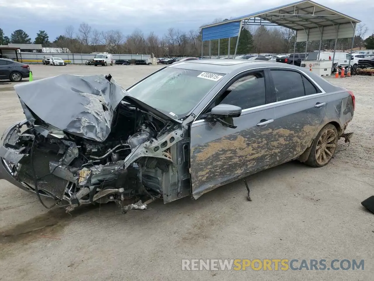 1 Photograph of a damaged car 1G6AR5SSXK0126846 CADILLAC CTS 2019