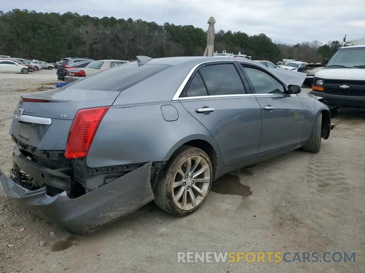 3 Photograph of a damaged car 1G6AR5SSXK0126846 CADILLAC CTS 2019