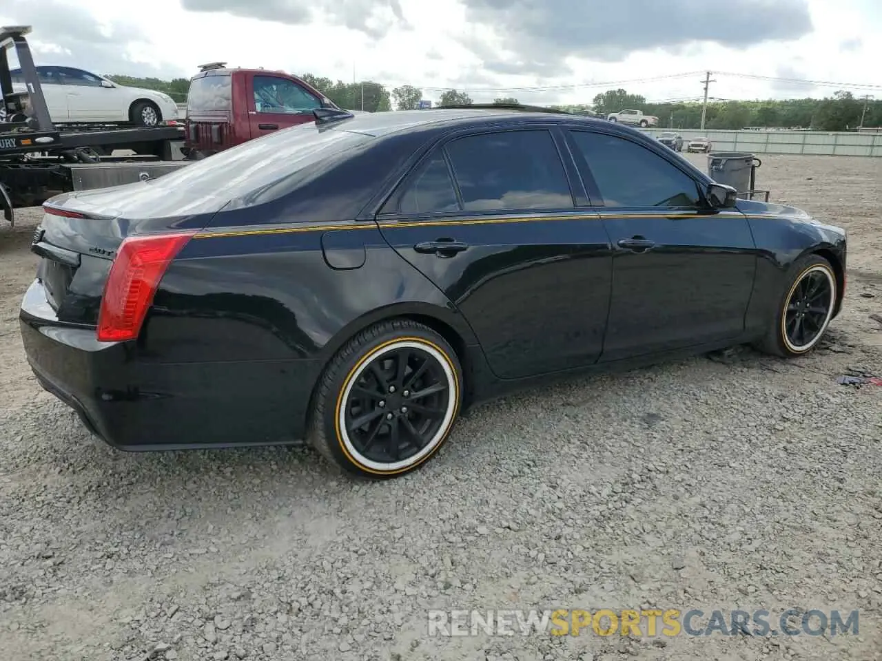 3 Photograph of a damaged car 1G6AR5SX9K0125005 CADILLAC CTS 2019