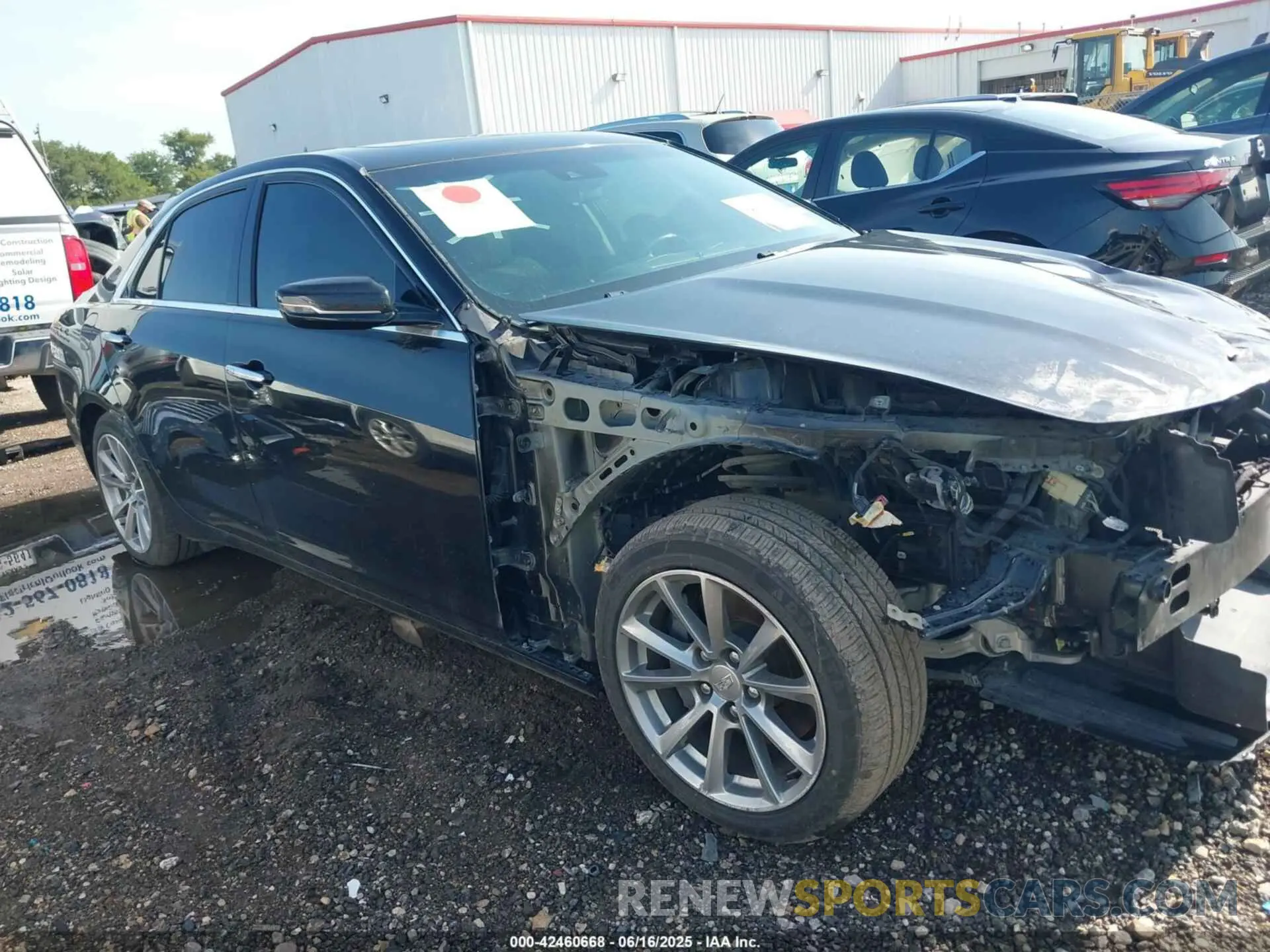 1 Photograph of a damaged car 1G6AR5SX9K0140636 CADILLAC CTS 2019