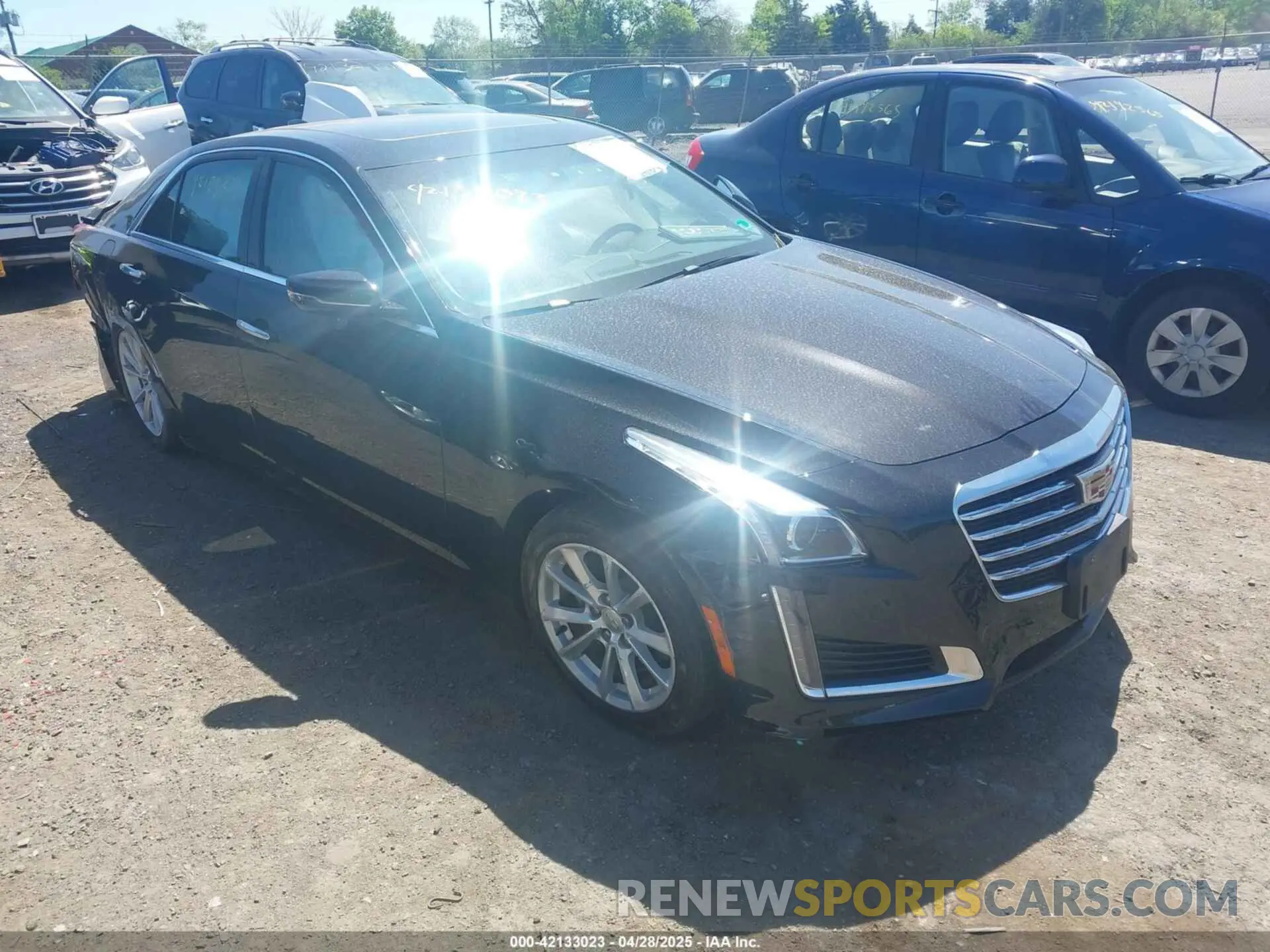 1 Photograph of a damaged car 1G6AW5SX5K0138777 CADILLAC CTS 2019