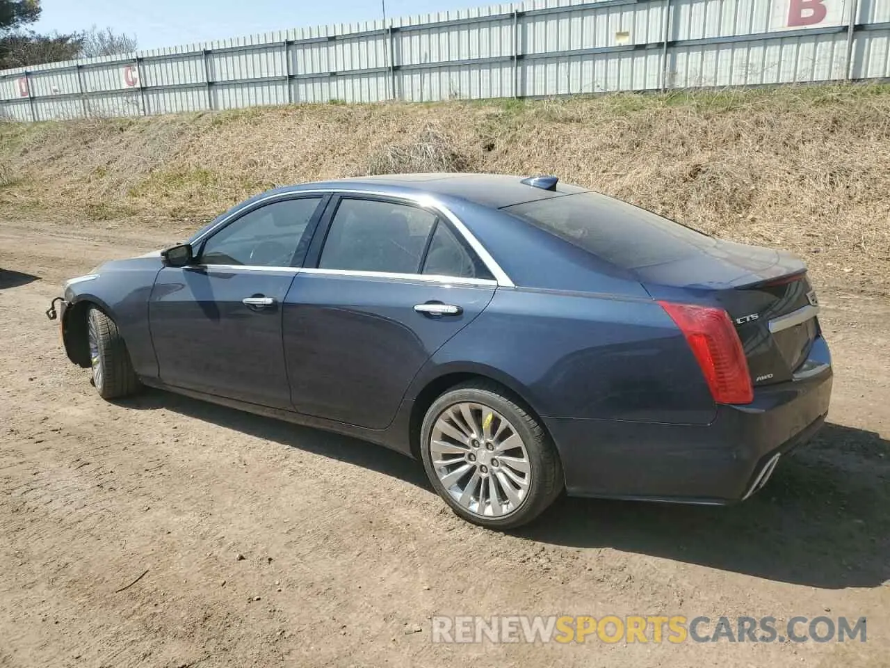 2 Photograph of a damaged car 1G6AX5SS1K0101825 CADILLAC CTS 2019