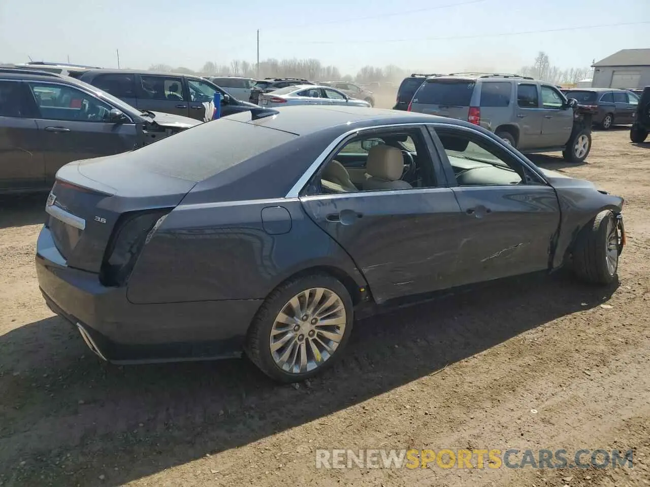 3 Photograph of a damaged car 1G6AX5SS1K0101825 CADILLAC CTS 2019