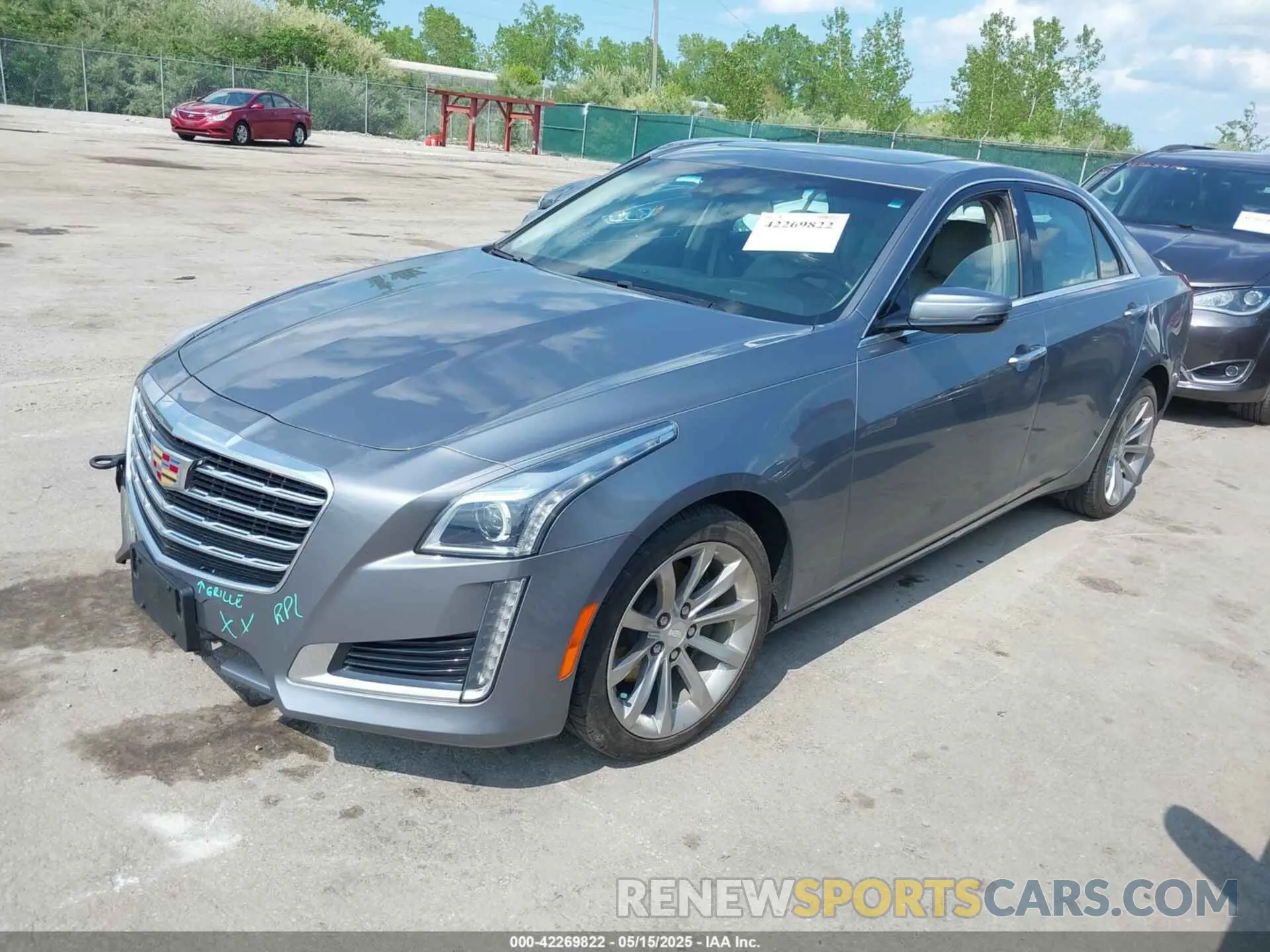 2 Photograph of a damaged car 1G6AX5SX3K0121389 CADILLAC CTS 2019