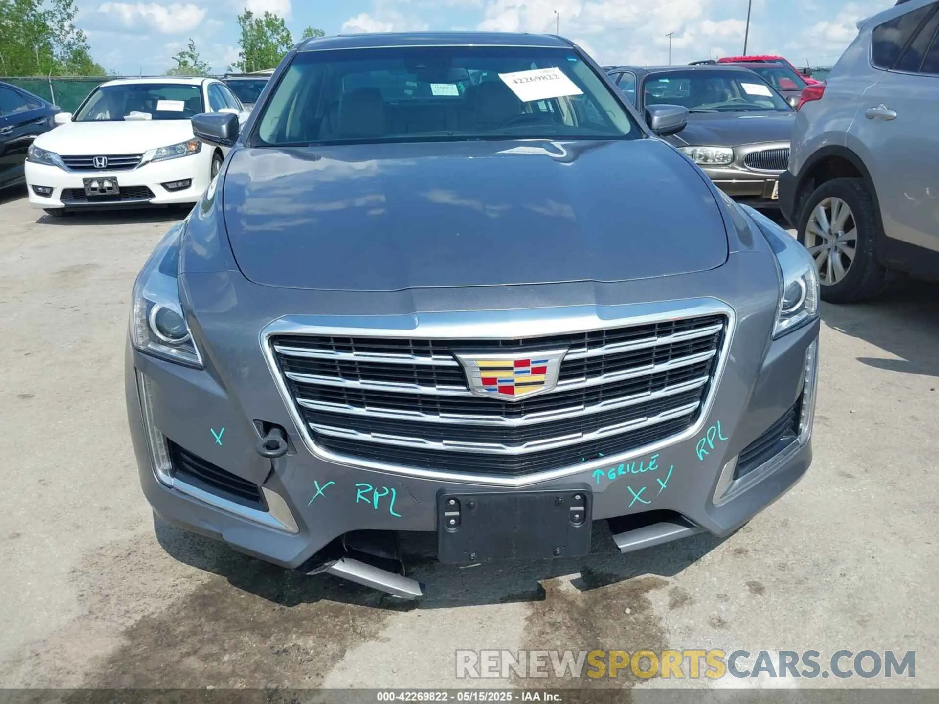 6 Photograph of a damaged car 1G6AX5SX3K0121389 CADILLAC CTS 2019
