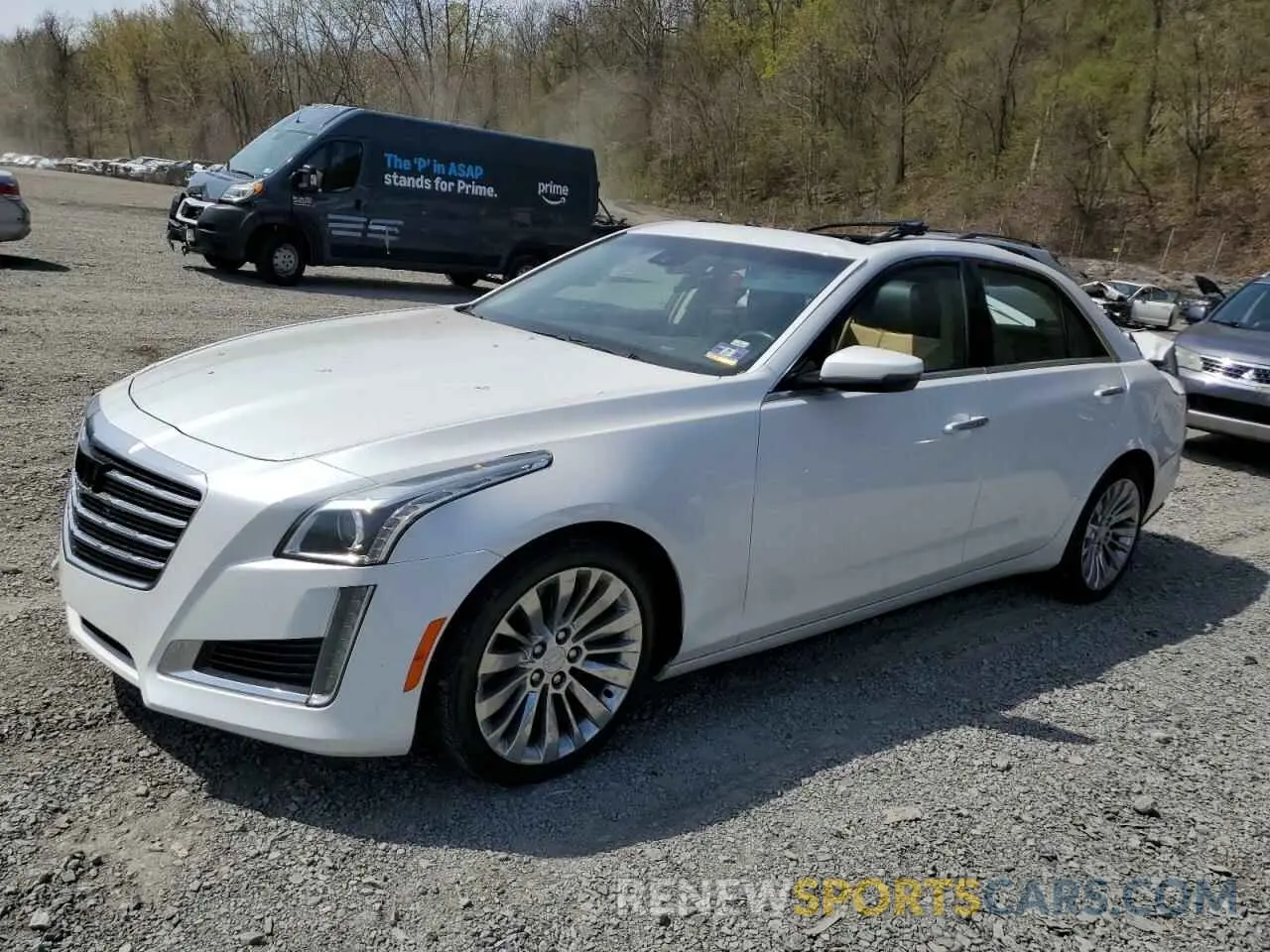 1 Photograph of a damaged car 1G6AX5SX6K0120236 CADILLAC CTS 2019