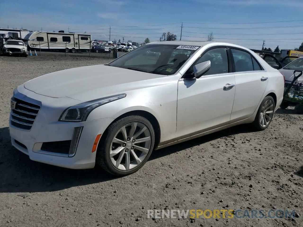 1 Photograph of a damaged car 1G6AX5SX6K0128899 CADILLAC CTS 2019