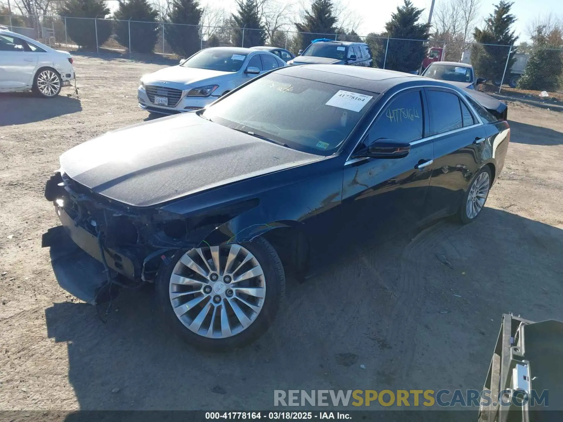 2 Photograph of a damaged car 1G6AX5SX8K0129858 CADILLAC CTS 2019