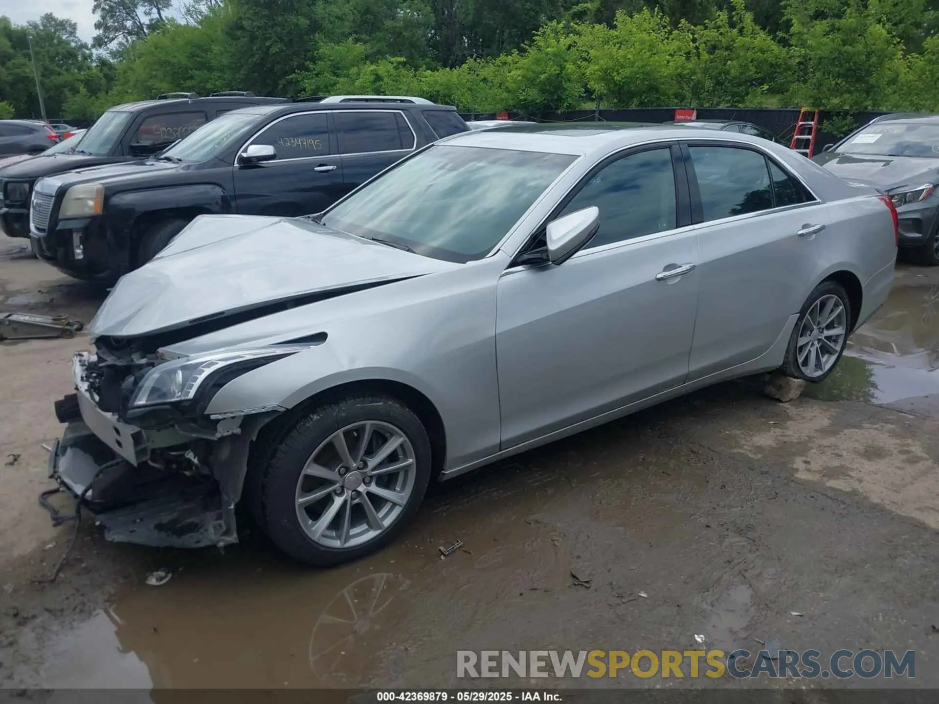 2 Photograph of a damaged car 1G6AX5SX9K0144238 CADILLAC CTS 2019