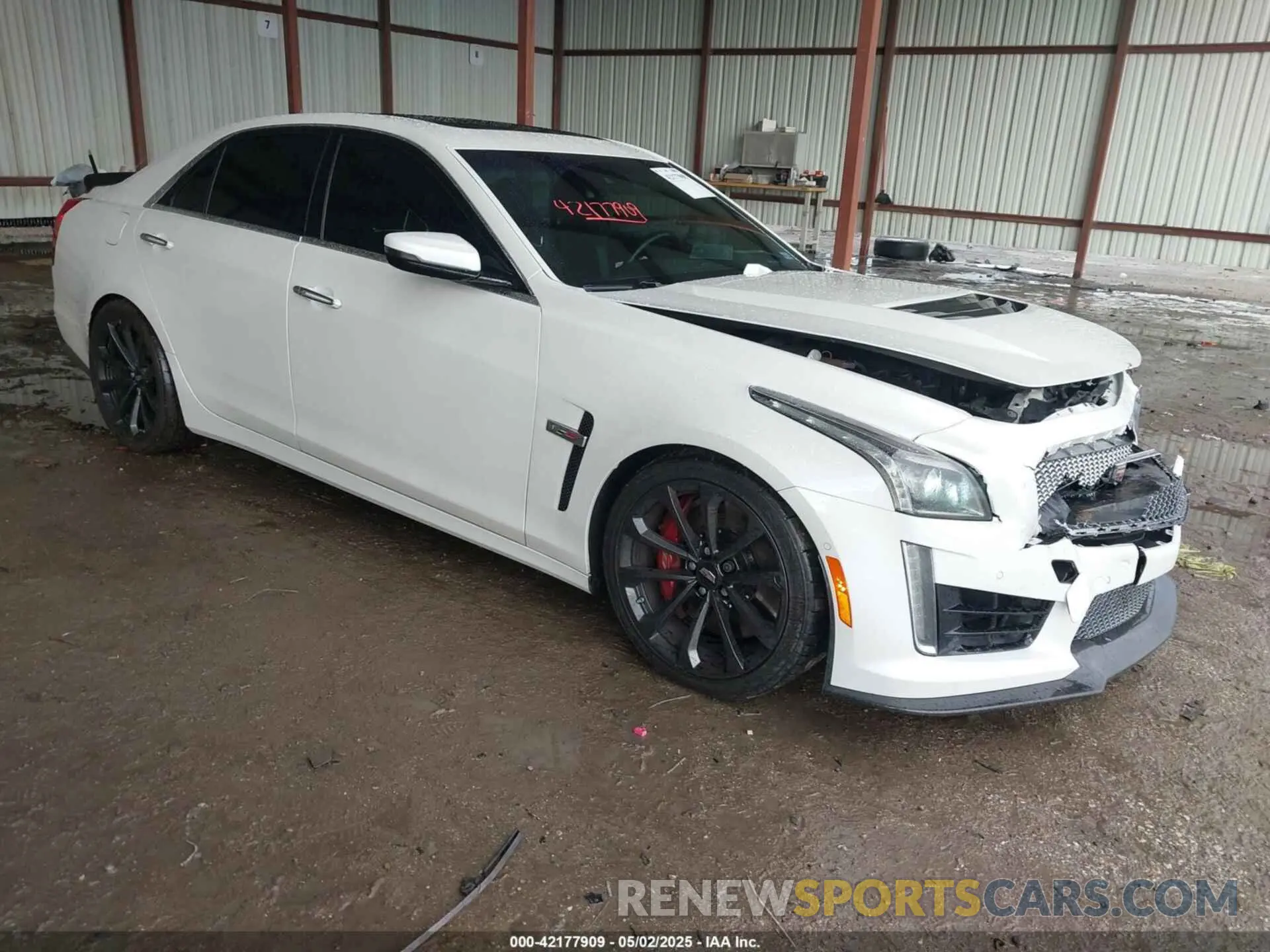 1 Photograph of a damaged car 1G6A15S66K0143718 CADILLAC CTS-V 2019