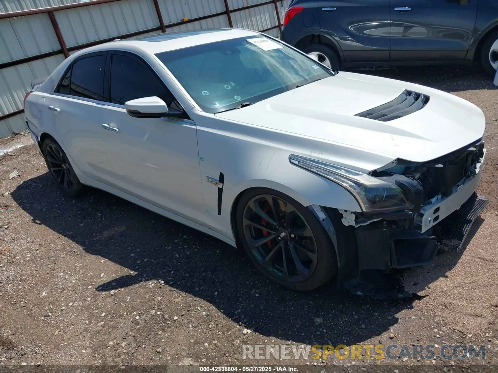 1 Photograph of a damaged car 1G6A15S68K0144031 CADILLAC CTS-V 2019