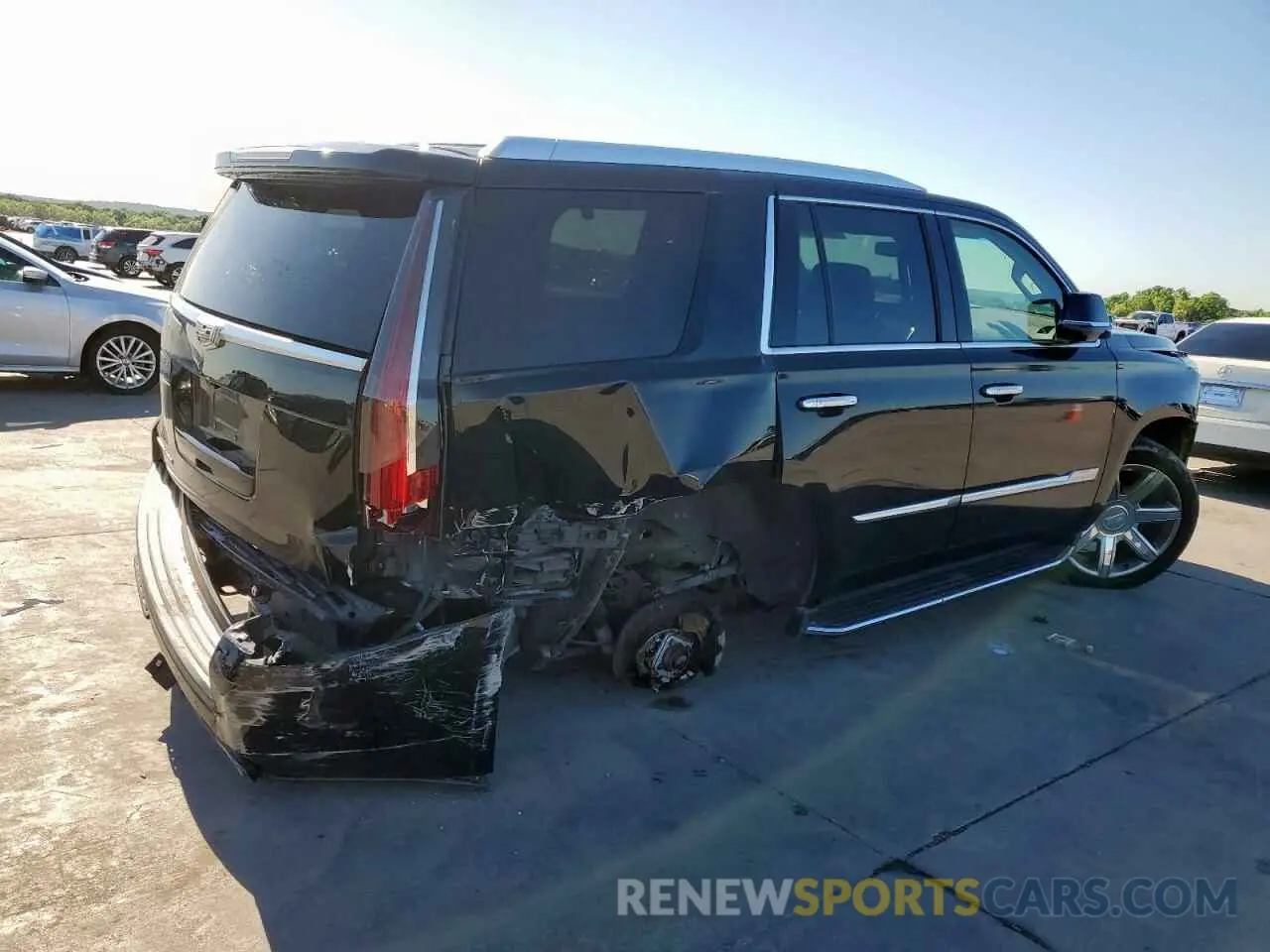 3 Photograph of a damaged car 1GYS3BKJ0KR272557 CADILLAC ESCALADE 2019