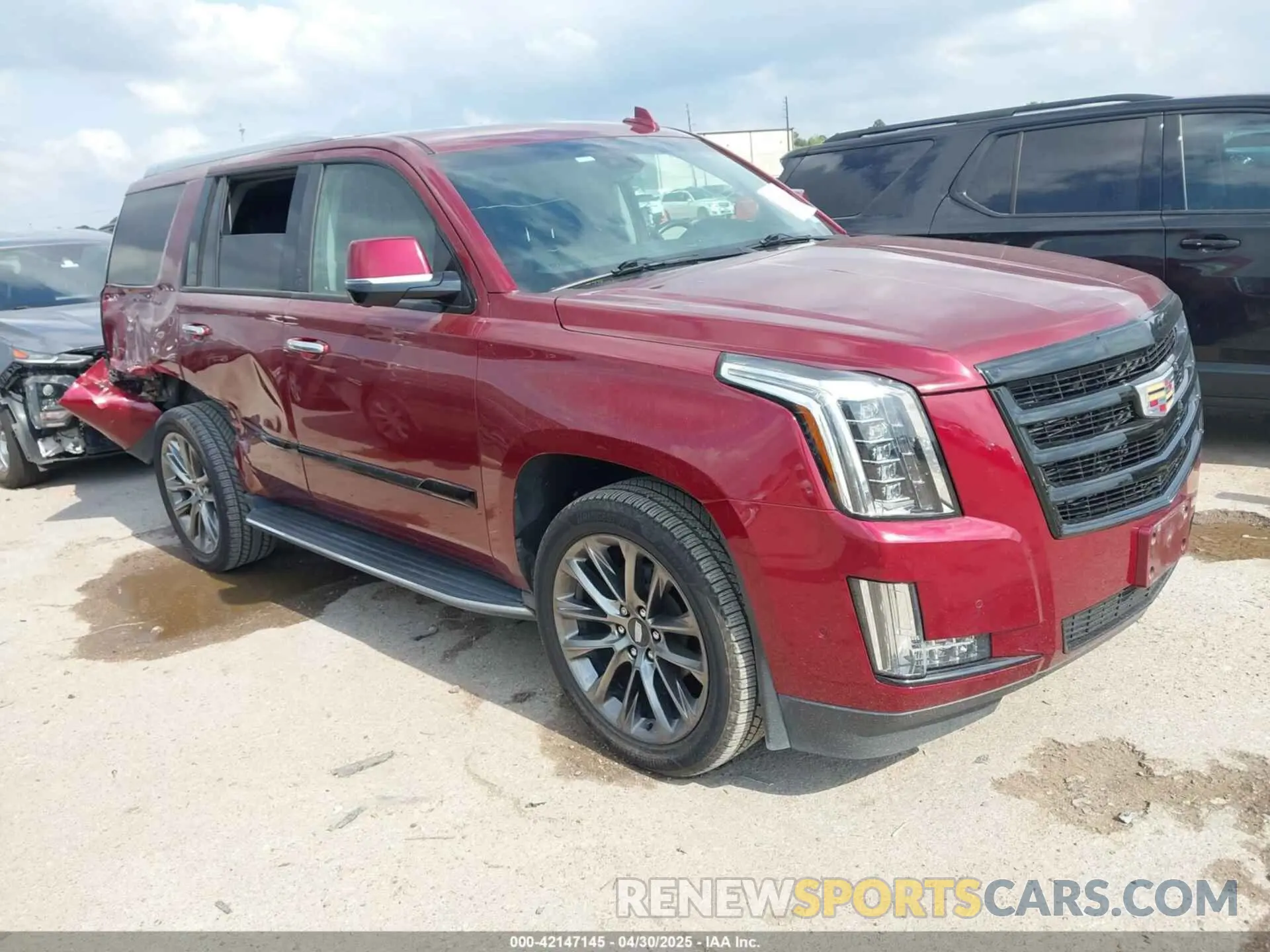 1 Photograph of a damaged car 1GYS3BKJ7KR342801 CADILLAC ESCALADE 2019