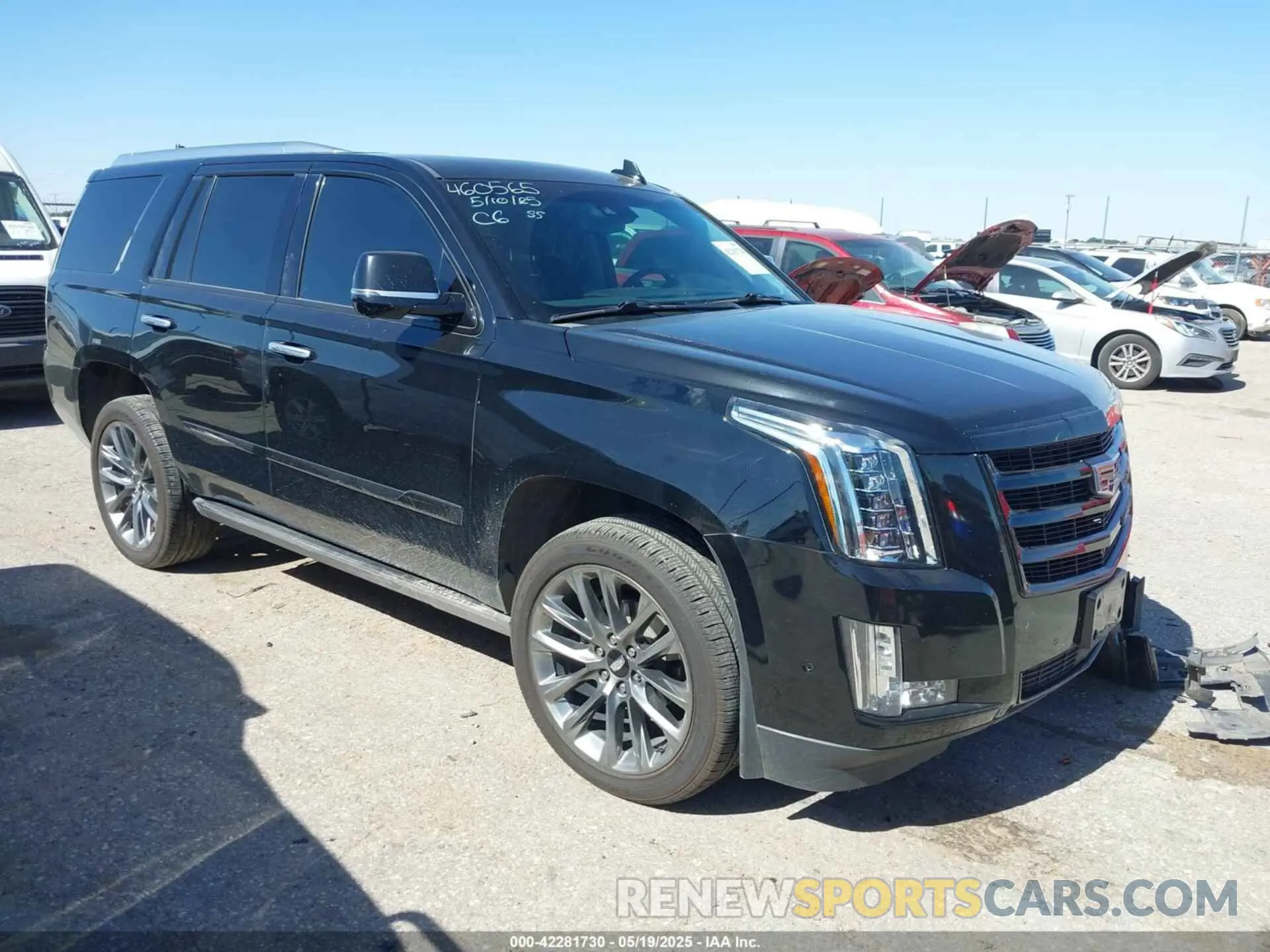 1 Photograph of a damaged car 1GYS3CKJ8KR307075 CADILLAC ESCALADE 2019