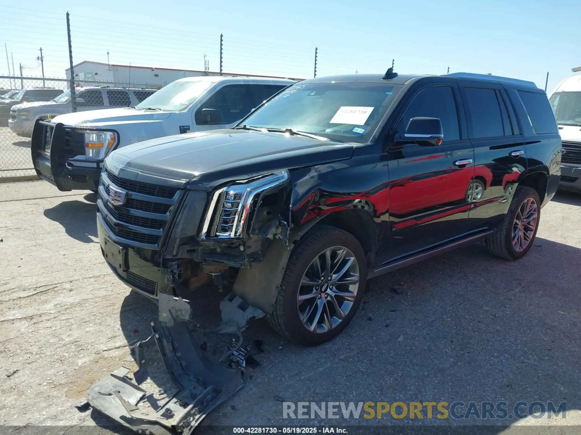 2 Photograph of a damaged car 1GYS3CKJ8KR307075 CADILLAC ESCALADE 2019